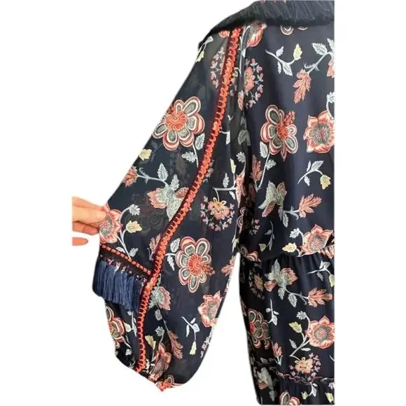 NWT Sachin + Babi Dalton Eastern Gouache Botanical Dress – Sz 6 - Picture 10 of 12